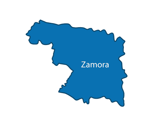 Mapa AFAS Zamora